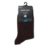 Heren sok katoen Donker bruin Diwari Classic