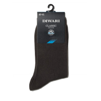 Heren sok katoen Donker Grijs Diwari Classic